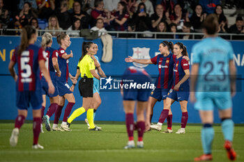 2024-05-10 - Mariona Caldentey (FC Barcelona) celebrates after scoring her team's goalLiga F match between FC Barcelona Fem and Ahtletic Club Fem at Estadi Johan Cruyff, in Barcelona, ,Spain on May 10, 2024. Photo by Felipe Mondino - FC BARCELONA FEM - ATHLETIC CLUB FEM - SPANISH PRIMERA DIVISION WOMEN - SOCCER