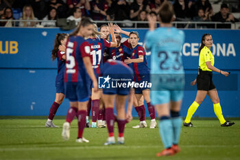 2024-05-10 - Mariona Caldentey (FC Barcelona) celebrates after scoring her team's goalLiga F match between FC Barcelona Fem and Ahtletic Club Fem at Estadi Johan Cruyff, in Barcelona, ,Spain on May 10, 2024. Photo by Felipe Mondino - FC BARCELONA FEM - ATHLETIC CLUB FEM - SPANISH PRIMERA DIVISION WOMEN - SOCCER