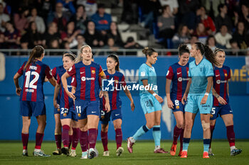 2024-05-10 - Mariona Caldentey (FC Barcelona) celebrates after scoring her team's goalLiga F match between FC Barcelona Fem and Ahtletic Club Fem at Estadi Johan Cruyff, in Barcelona, ,Spain on May 10, 2024. Photo by Felipe Mondino - FC BARCELONA FEM - ATHLETIC CLUB FEM - SPANISH PRIMERA DIVISION WOMEN - SOCCER