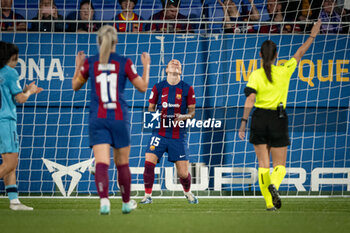 2024-05-10 - Lucy Bronze (FC Barcelona) gestures during Liga F match between FC Barcelona Fem and Ahtletic Club Fem at Estadi Johan Cruyff, in Barcelona, ,Spain on May 10, 2024. Photo by Felipe Mondino - FC BARCELONA FEM - ATHLETIC CLUB FEM - SPANISH PRIMERA DIVISION WOMEN - SOCCER