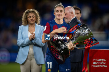 2024-05-10 - Alexia Putellas (FC Barcelona) with the Liga F trophy during Liga F match between FC Barcelona Fem and Ahtletic Club Fem at Estadi Johan Cruyff, in Barcelona, ,Spain on May 10, 2024. Photo by Felipe Mondino - FC BARCELONA FEM - ATHLETIC CLUB FEM - SPANISH PRIMERA DIVISION WOMEN - SOCCER