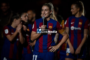 2024-05-10 - Alexia Putellas (FC Barcelona) celebrates during Liga F match between FC Barcelona Fem and Ahtletic Club Fem at Estadi Johan Cruyff, in Barcelona, ,Spain on May 10, 2024. Photo by Felipe Mondino - FC BARCELONA FEM - ATHLETIC CLUB FEM - SPANISH PRIMERA DIVISION WOMEN - SOCCER