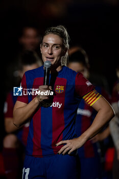 2024-05-10 - Alexia Putellas (FC Barcelona) celebrates during Liga F match between FC Barcelona Fem and Ahtletic Club Fem at Estadi Johan Cruyff, in Barcelona, ,Spain on May 10, 2024. Photo by Felipe Mondino - FC BARCELONA FEM - ATHLETIC CLUB FEM - SPANISH PRIMERA DIVISION WOMEN - SOCCER