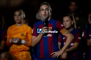 2024-05-10 - Alexia Putellas (FC Barcelona) celebrates during Liga F match between FC Barcelona Fem and Ahtletic Club Fem at Estadi Johan Cruyff, in Barcelona, ,Spain on May 10, 2024. Photo by Felipe Mondino - FC BARCELONA FEM - ATHLETIC CLUB FEM - SPANISH PRIMERA DIVISION WOMEN - SOCCER