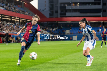 2024-09-13 - Caroline Graham of FC Barcelona during the Spanish championship La ligaF football match between FC Barcelona and Real Sociedad on September 13 at Johan Cruyff stadium in Barcelona, Spain - BARCELONA VS REAL SOCIEDAD - SPANISH PRIMERA DIVISION WOMEN - SOCCER