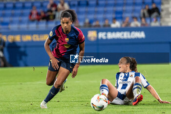 2024-09-13 - Brugts of FC Barcelona during the Spanish championship La ligaF football match between FC Barcelona and Real Sociedad on September 13 at Johan Cruyff stadium in Barcelona, Spain - BARCELONA VS REAL SOCIEDAD - SPANISH PRIMERA DIVISION WOMEN - SOCCER