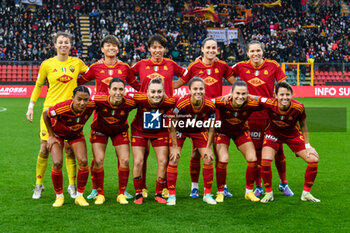 2024-01-07 - Starting AS Roma during Women's Italian Supercup match between Juventus Women vs AS Roma Women on 7 January 2023 at the Stadio Giovanni Zini, Cremona - AS ROMA VS JUVENTUS FC - WOMEN SUPERCOPPA - SOCCER