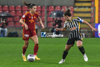 2024-01-07 - Haavi of AS Roma in action during Women's Italian Supercup match between Juventus Women vs AS Roma Women on 7 January 2023 at the Stadio Giovanni Zini, Cremona - AS ROMA VS JUVENTUS FC - WOMEN SUPERCOPPA - SOCCER
