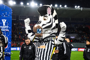 2024-01-07 - The Juventus mascot celebrate the victory of the Italian Super Cup - AS ROMA VS JUVENTUS FC - WOMEN SUPERCOPPA - SOCCER