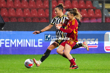 2024-01-07 - Arianna Caruso (Juventus Women) and Giada Greggi (Roma Women) - AS ROMA VS JUVENTUS FC - WOMEN SUPERCOPPA - SOCCER