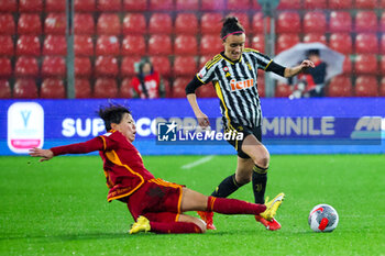 2024-01-07 - Saki Kumagai (Roma Women) and Barbara Bonansea (Juventus Women) - AS ROMA VS JUVENTUS FC - WOMEN SUPERCOPPA - SOCCER