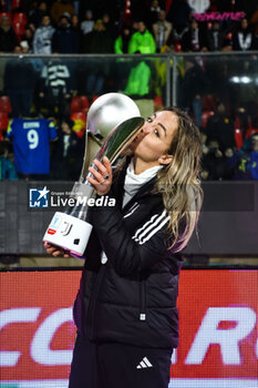 2024-01-07 - Martina Rosucci (Juventus Women) celebrate the victory of the Italian Super Cup - AS ROMA VS JUVENTUS FC - WOMEN SUPERCOPPA - SOCCER