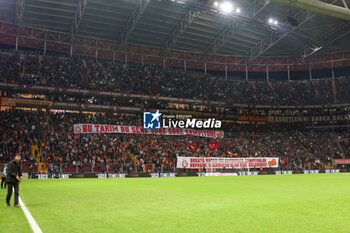 2024-01-15 - Gaatasaray supportersduring Galatasaray Kayserispor at the Rams Park in Istanbul, Turkey 15-01-2024 - GALATASARAY VS KAYSERISPOR - TURKISH SUPER LEAGUE - SOCCER