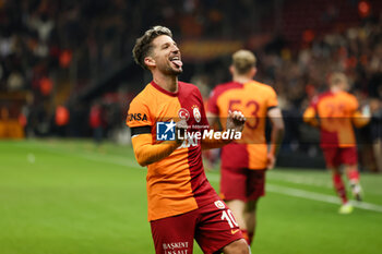 2024-01-15 - Dries Mertens celebration after the penalty during Galatasaray Kayserispor at the Rams Park in Istanbul, Turkey 15-01-2024 - GALATASARAY VS KAYSERISPOR - TURKISH SUPER LEAGUE - SOCCER