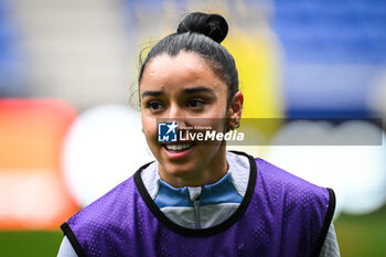 2024-02-22 - Sakina KARCHAOUI of France during the training of the French team on February 22, 2024 prior to the UEFA Women's Nations League 2024, Semi-finals football match between France and Germany on February 23, 2024 at Groupama stadium in Decines-Charpieu near Lyon, France - FOOTBALL - WOMEN'S NATIONS LEAGUE - FRANCE V GERMANY - TRAINING AND PRESS CONFERENCE - UEFA NATIONS LEAGUE - SOCCER
