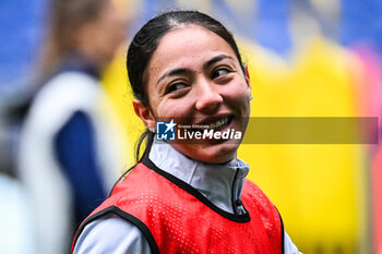 2024-02-22 - Selma BACHA of France during the training of the French team on February 22, 2024 prior to the UEFA Women's Nations League 2024, Semi-finals football match between France and Germany on February 23, 2024 at Groupama stadium in Decines-Charpieu near Lyon, France - FOOTBALL - WOMEN'S NATIONS LEAGUE - FRANCE V GERMANY - TRAINING AND PRESS CONFERENCE - UEFA NATIONS LEAGUE - SOCCER