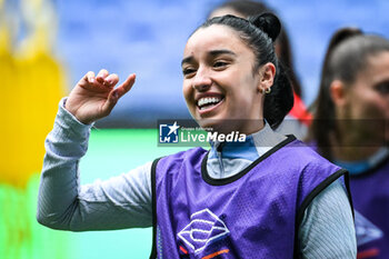 2024-02-22 - Sakina KARCHAOUI of France during the training of the French team on February 22, 2024 prior to the UEFA Women's Nations League 2024, Semi-finals football match between France and Germany on February 23, 2024 at Groupama stadium in Decines-Charpieu near Lyon, France - FOOTBALL - WOMEN'S NATIONS LEAGUE - FRANCE V GERMANY - TRAINING AND PRESS CONFERENCE - UEFA NATIONS LEAGUE - SOCCER