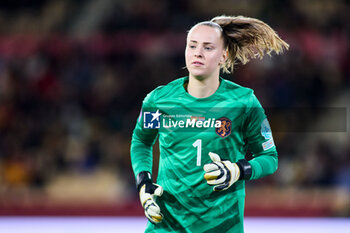 2024-02-23 - Daphne van Domselaar of Netherlands during the UEFA Women's Nations League, Semi-Finals football match between Spain and Netherlands on February 23, 2024 at La Cartuja stadium in Sevilla, Spain - FOOTBALL - WOMEN'S NATIONS LEAGUE - SPAIN V NETHERLANDS - UEFA NATIONS LEAGUE - SOCCER