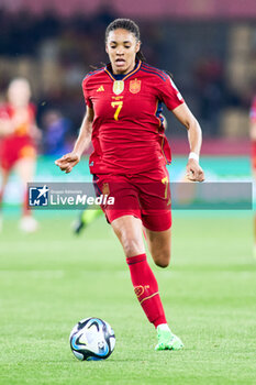 2024-02-23 - Salma Paralluelo of Spain during the UEFA Women's Nations League, Semi-Finals football match between Spain and Netherlands on February 23, 2024 at La Cartuja stadium in Sevilla, Spain - FOOTBALL - WOMEN'S NATIONS LEAGUE - SPAIN V NETHERLANDS - UEFA NATIONS LEAGUE - SOCCER