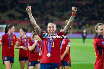 2024-02-28 - Jenni Hermoso of Spain celebrates after winning the UEFA Women's Nations League, Final football match between Spain and France on February 28, 2024 at La Cartuja stadium in Sevilla, Spain - FOOTBALL - WOMEN'S NATIONS LEAGUE - FINAL - SPAIN V FRANCE - UEFA NATIONS LEAGUE - SOCCER