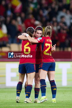 2024-02-28 - Mariona Caldentey of Spain celebrates a goal 2-0 during the UEFA Women's Nations League, Final football match between Spain and France on February 28, 2024 at La Cartuja stadium in Sevilla, Spain - FOOTBALL - WOMEN'S NATIONS LEAGUE - FINAL - SPAIN V FRANCE - UEFA NATIONS LEAGUE - SOCCER