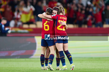 2024-02-28 - Mariona Caldentey of Spain celebrates a goal 2-0 during the UEFA Women's Nations League, Final football match between Spain and France on February 28, 2024 at La Cartuja stadium in Sevilla, Spain - FOOTBALL - WOMEN'S NATIONS LEAGUE - FINAL - SPAIN V FRANCE - UEFA NATIONS LEAGUE - SOCCER
