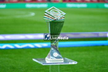 2024-02-19 - Trophy illustration during the UEFA Women's Nations League, Final football match between Spain and France on February 28, 2024 at La Cartuja stadium in Sevilla, Spain - FOOTBALL - WOMEN'S NATIONS LEAGUE - FINAL - SPAIN V FRANCE - UEFA NATIONS LEAGUE - SOCCER