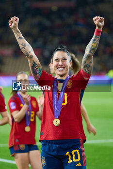 2024-02-12 - Jenni Hermoso of Spain celebrates after winning the UEFA Women's Nations League, Final football match between Spain and France on February 28, 2024 at La Cartuja stadium in Sevilla, Spain - FOOTBALL - WOMEN'S NATIONS LEAGUE - FINAL - SPAIN V FRANCE - UEFA NATIONS LEAGUE - SOCCER