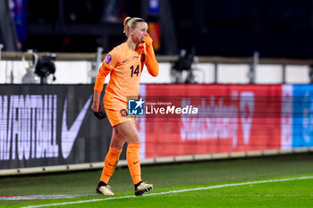 2024-02-28 - Jackie Groenen of the Netherlands crying looks dejected after defeat during the UEFA Women's Nations League, third place football match between Netherlands and Germany on February 28, 2024 at Abe Lenstra Stadion in Heerenveen, Netherlands - FOOTBALL - WOMEN'S NATIONS LEAGUE - 3RD PLACE - NETHERLANDS V GERMANY - UEFA NATIONS LEAGUE - SOCCER