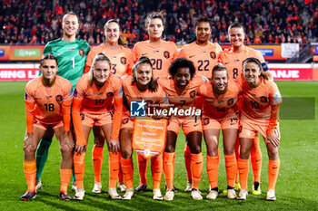 2024-02-28 - Team of Netherlands during the UEFA Women's Nations League, third place football match between Netherlands and Germany on February 28, 2024 at Abe Lenstra Stadion in Heerenveen, Netherlands - FOOTBALL - WOMEN'S NATIONS LEAGUE - 3RD PLACE - NETHERLANDS V GERMANY - UEFA NATIONS LEAGUE - SOCCER