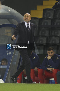 2024-10-14 - Luciano Spalletti Head Coach of Italy looks during Italy vs Israel, matchday 4 of League A of Uefa Nations League 2025, game at Bluenergy stadium - stadio Friuli in Udine (UD), Italy, on October 14, 2024. - ITALY VS ISRAEL - UEFA NATIONS LEAGUE - SOCCER