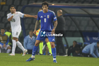 2024-10-14 - Sandro Tonali of Italy during Italy vs Israel, matchday 4 of League A of Uefa Nations League 2025, game at Bluenergy stadium - stadio Friuli in Udine (UD), Italy, on October 14, 2024. - ITALY VS ISRAEL - UEFA NATIONS LEAGUE - SOCCER