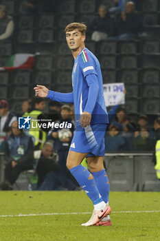 2024-10-14 - Daniel Maldini of Italy during Italy vs Israel, matchday 4 of League A of Uefa Nations League 2025, game at Bluenergy stadium - stadio Friuli in Udine (UD), Italy, on October 14, 2024. - ITALY VS ISRAEL - UEFA NATIONS LEAGUE - SOCCER