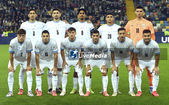 2024-10-14 - Israel team photo during Italy vs Israel, matchday 4 of League A of Uefa Nations League 2025, game at Bluenergy stadium - stadio Friuli in Udine (UD), Italy, on October 14, 2024. - ITALY VS ISRAEL - UEFA NATIONS LEAGUE - SOCCER