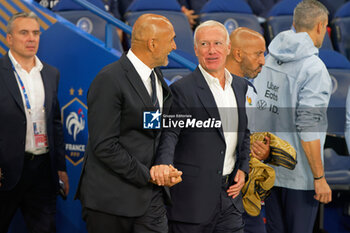 2024-09-06 - Luciano Spalletti head coach of Italy and Didier Deschamps head coach of France - FRANCE VS ITALY - UEFA NATIONS LEAGUE - SOCCER