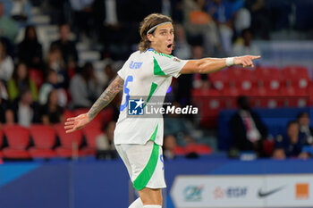 2024-09-06 - Riccardo Calafiori of Italy - FRANCE VS ITALY - UEFA NATIONS LEAGUE - SOCCER