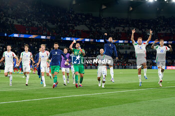 2024-09-06 - players of Italy celebrates the victory - FRANCE VS ITALY - UEFA NATIONS LEAGUE - SOCCER