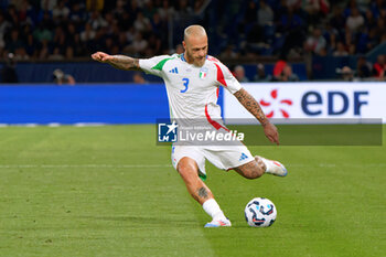 2024-09-06 - Federico Dimarco of Italy - FRANCE VS ITALY - UEFA NATIONS LEAGUE - SOCCER