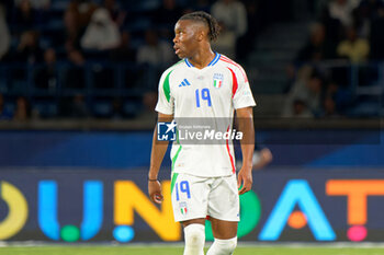 2024-09-06 - Destiny Udogie of Italy - FRANCE VS ITALY - UEFA NATIONS LEAGUE - SOCCER