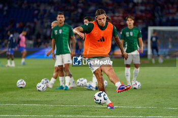 2024-09-06 - Riccardo Calafiori of Italy - FRANCE VS ITALY - UEFA NATIONS LEAGUE - SOCCER