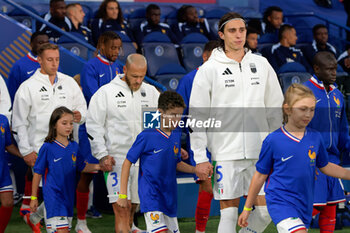 2024-09-06 - the players of Italy enter the field - FRANCE VS ITALY - UEFA NATIONS LEAGUE - SOCCER