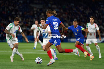 2024-09-06 - Bradley Barcola of France - FRANCE VS ITALY - UEFA NATIONS LEAGUE - SOCCER