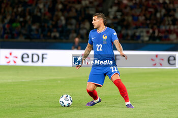 2024-09-06 - Theo Hernandez of France - FRANCE VS ITALY - UEFA NATIONS LEAGUE - SOCCER