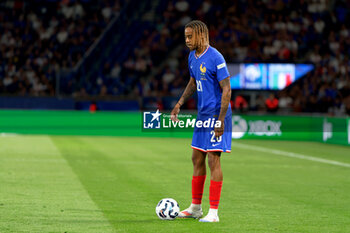 2024-09-06 - Bradley Barcola of France - FRANCE VS ITALY - UEFA NATIONS LEAGUE - SOCCER