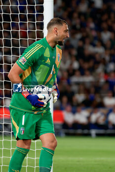 2024-09-06 - Gianluigi Donnarumma of Italy - FRANCE VS ITALY - UEFA NATIONS LEAGUE - SOCCER