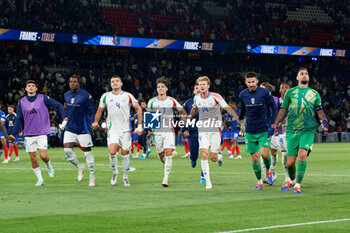 2024-09-06 - Players of Italy celebrates the victory - FRANCE VS ITALY - UEFA NATIONS LEAGUE - SOCCER