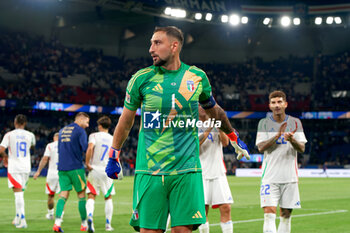 2024-09-06 - Gianluigi Donnarumma of Italy - FRANCE VS ITALY - UEFA NATIONS LEAGUE - SOCCER