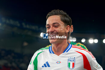 2024-09-06 - Giacomo Raspadori of Italy celebrates - FRANCE VS ITALY - UEFA NATIONS LEAGUE - SOCCER