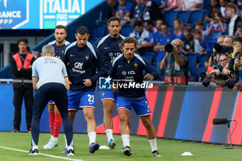 2024-09-06 - Players of France warms up - FRANCE VS ITALY - UEFA NATIONS LEAGUE - SOCCER