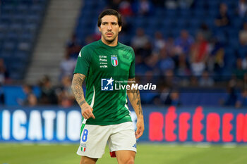 2024-09-06 - Sandro Tonali of Italy - FRANCE VS ITALY - UEFA NATIONS LEAGUE - SOCCER